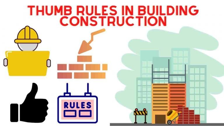 Thumb rules in building construction