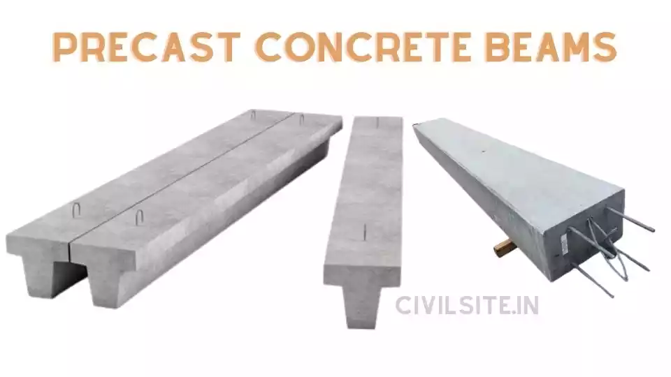 Precast concrete beams
