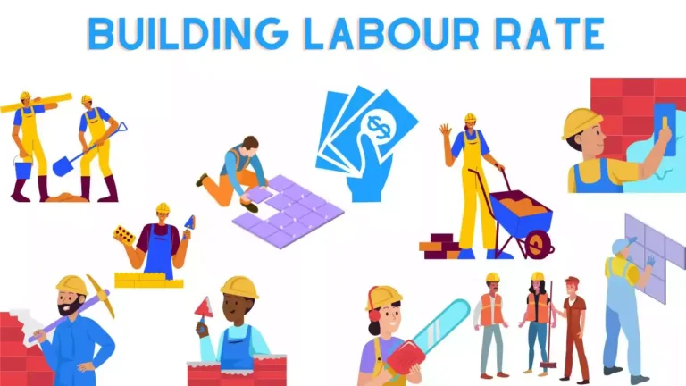 Construction Building Labour Rate Charges