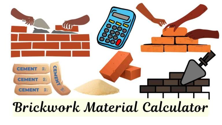 Brickwork Material Calculator